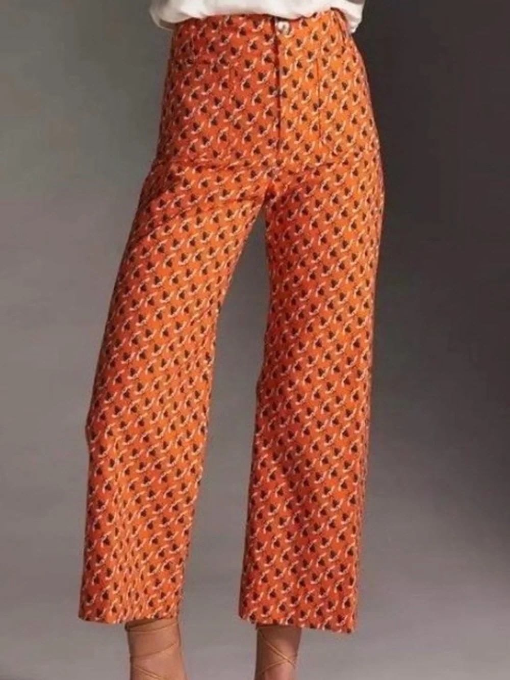 Sarah Gordon x Maeve The Colette Wide Leg Crop Pants